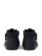 Kickers Black Tovni Scuff Hi Leather Trainers - Image 4 of 5