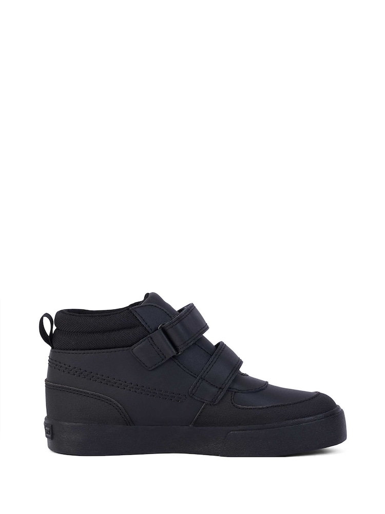 Kickers Black Tovni Scuff Hi Leather Trainers - Image 1 of 5