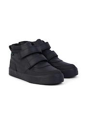 Kickers Black Tovni Scuff Hi Leather Trainers - Image 2 of 5