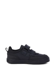 Kickers Black Tovni Scuff Lo Leather Trainers - Image 1 of 5
