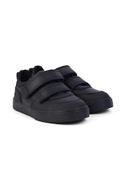Kickers Black Tovni Scuff Lo Leather Trainers - Image 2 of 5