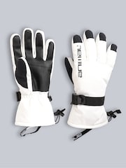 Animal White Womens Flow Snow Gloves - Image 1 of 6