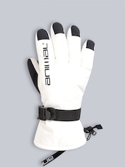 Animal White Womens Flow Snow Gloves - Image 2 of 6
