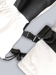 Animal White Womens Flow Snow Gloves - Image 6 of 6