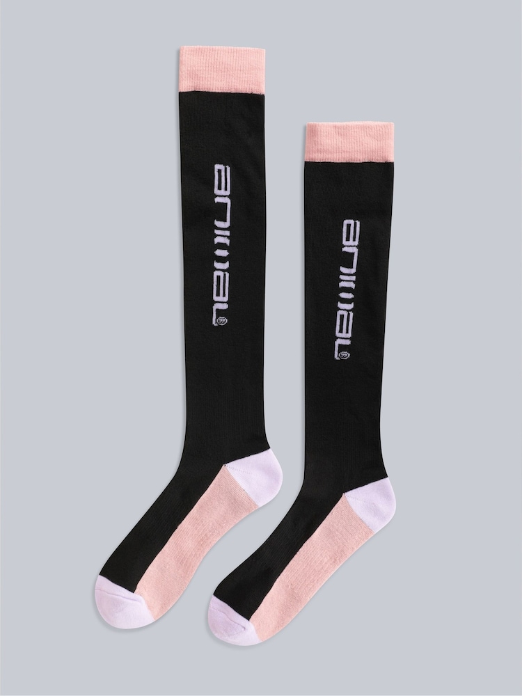 Animal Black Womens Drift Ski Socks - Image 1 of 4