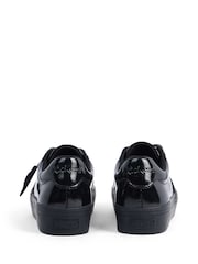 Kickers Black Tovni Stack Lo Flower Patent Trainers - Image 4 of 5