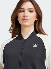 adidas Originals Black Adicolour Classics Trefoil Colleague Jacket - Image 4 of 6