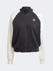 adidas Originals Black Adicolour Classics Trefoil Colleague Jacket - Image 6 of 6