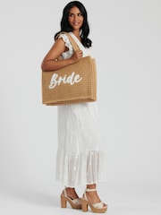 South Beach Natural Bride Tote Bag - Image 1 of 4