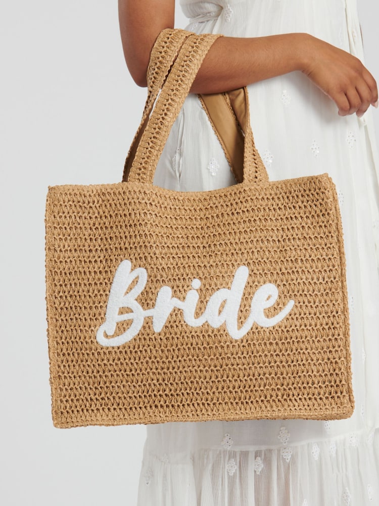 South Beach Natural Bride Tote Bag - Image 4 of 4