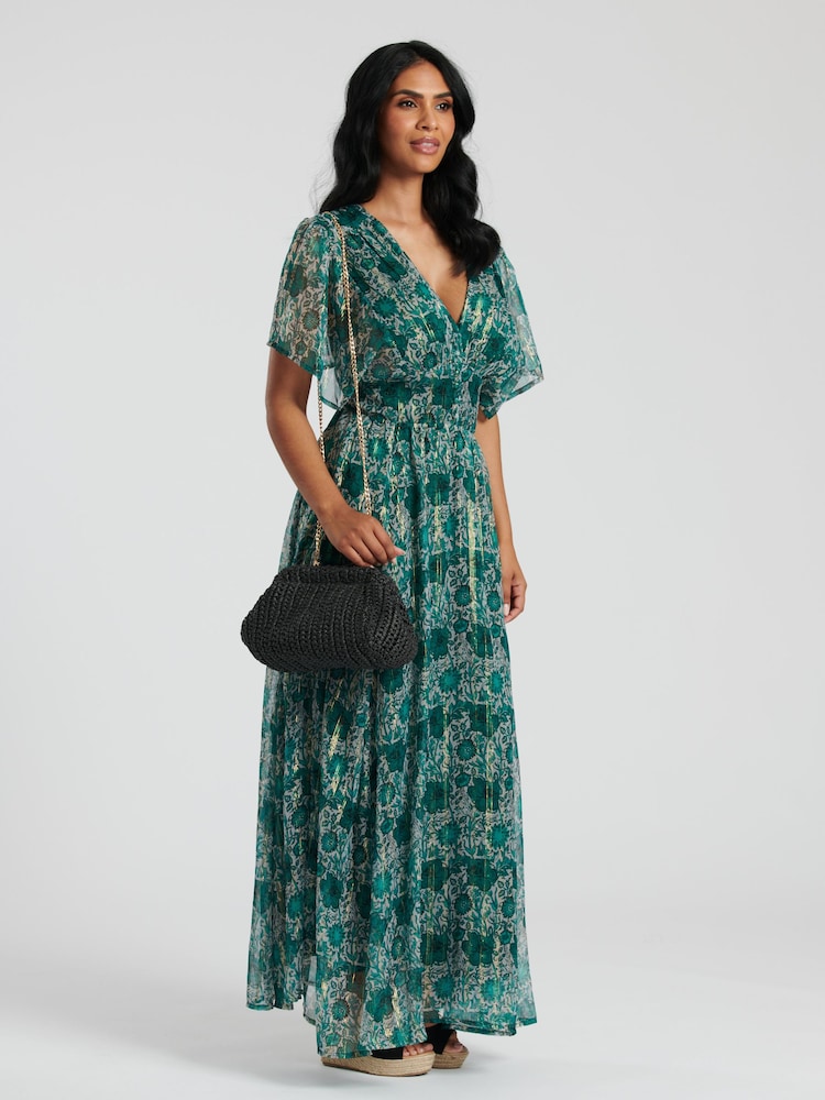 South Beach Black Dumpling Clutch Cross-Body Strap Bag - Image 1 of 3