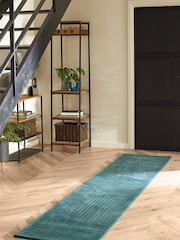 Teal Blue Fitz Stripe Runner - Image 1 of 5