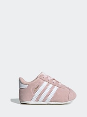 Rosa - adidas Gazelle Crib Trainers - Imagen 1 de 9