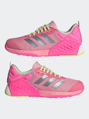 adidas Pink Dropset 3 Trainers - Image 7 of 13