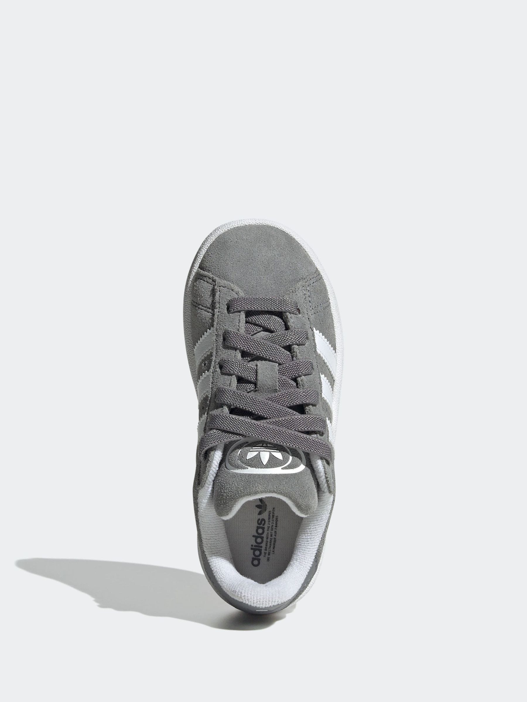 Grey adidas campus trainers shop