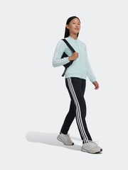 adidas Green Sportswear Essentials 3-Stripes Tracksuit - Image 4 of 7