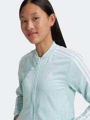 adidas Green Sportswear Essentials 3-Stripes Tracksuit - Image 5 of 7