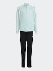 adidas Green Sportswear Essentials 3-Stripes Tracksuit - Image 6 of 7
