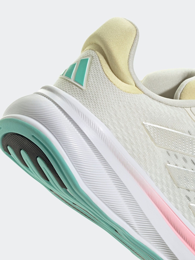 adidas Cream/White Response Super Trainers - Image 11 of 11