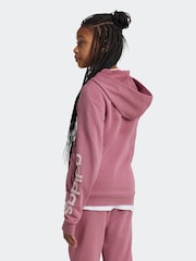 adidas Sportswear Essentials Linear Kapuzenjacke mit Reißverschluss und Logo - Bild 2 von 7