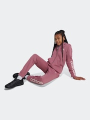 adidas Sportswear Essentials Linear Kapuzenjacke mit Reißverschluss und Logo - Bild 4 von 7