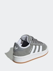 adidas Originals Grey Campus 00s Elastic Lace Trainers - Image 4 of 8