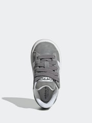 adidas Originals Grey Campus 00s Elastic Lace Trainers - Image 6 of 8
