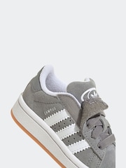 adidas Originals Grey Campus 00s Elastic Lace Trainers - Image 8 of 8