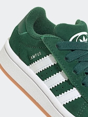 adidas Originals Green Campus 00s Elastic Lace Trainers - Image 10 of 11