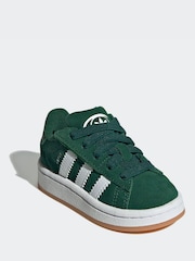 adidas Originals Green Campus 00s Elastic Lace Trainers - Image 3 of 11