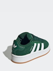 adidas Originals Green Campus 00s Elastic Lace Trainers - Image 4 of 11