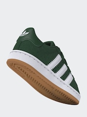 adidas Originals Green Campus 00s Elastic Lace Trainers - Image 6 of 11