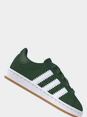 adidas Originals Green Campus 00s Elastic Lace Trainers - Image 7 of 11