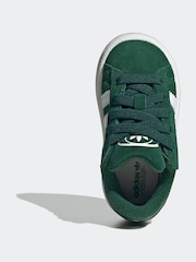 adidas Originals Green Campus 00s Elastic Lace Trainers - Image 8 of 11