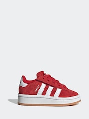 adidas Originals Red Campus 00s Elastic Lace Trainers - Image 1 of 9