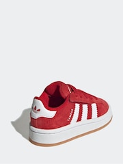 adidas Originals Red Campus 00s Elastic Lace Trainers - Image 4 of 9