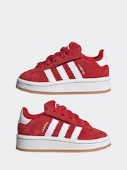 adidas Originals Red Campus 00s Elastic Lace Trainers - Image 5 of 9