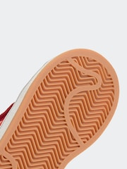 adidas Originals Red Campus 00s Elastic Lace Trainers - Image 9 of 9