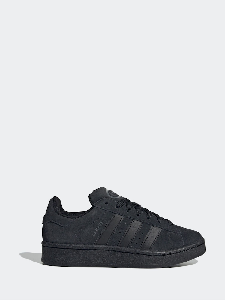 adidas Black Junior Campus 00s Trainers - Image 1 of 9