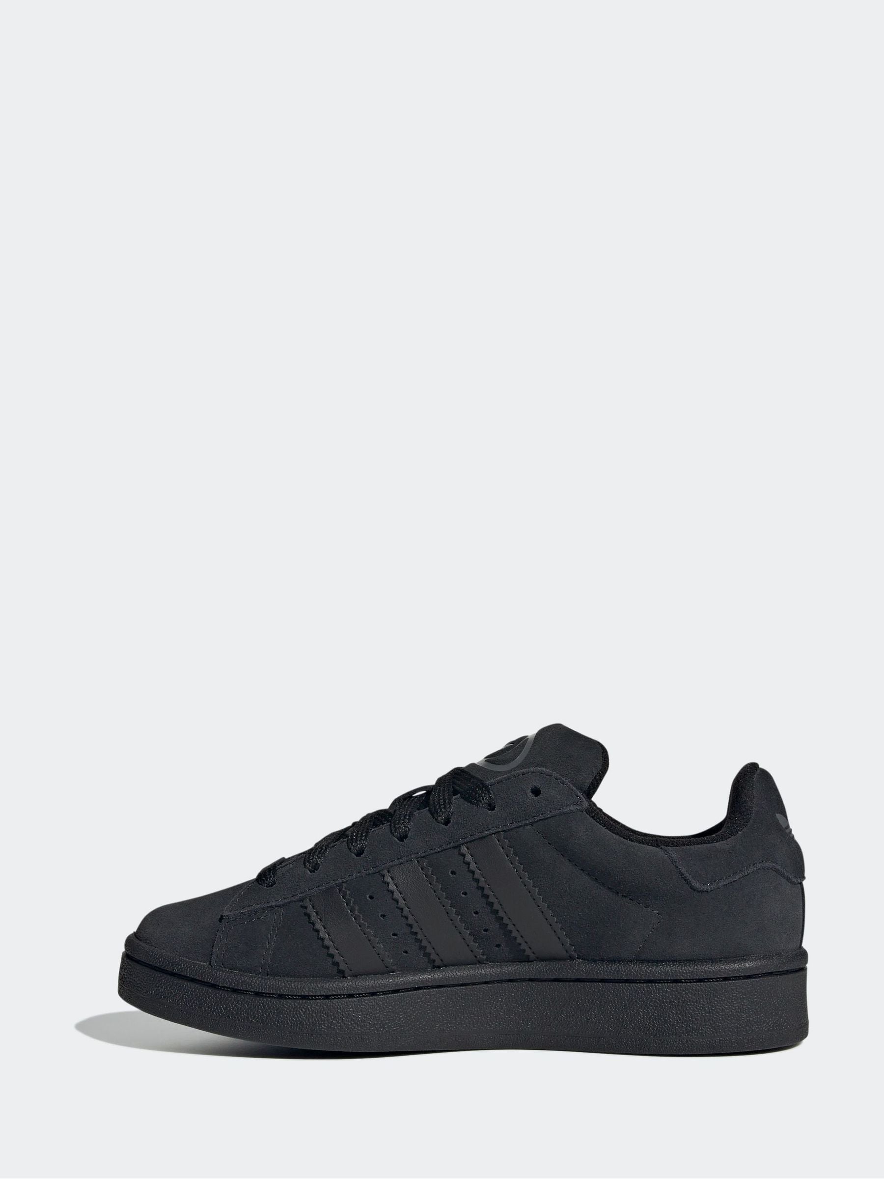All black adidas trainers junior sales