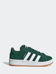adidas Originals Dark Green Campus 00s Trainers - Image 1 of 9