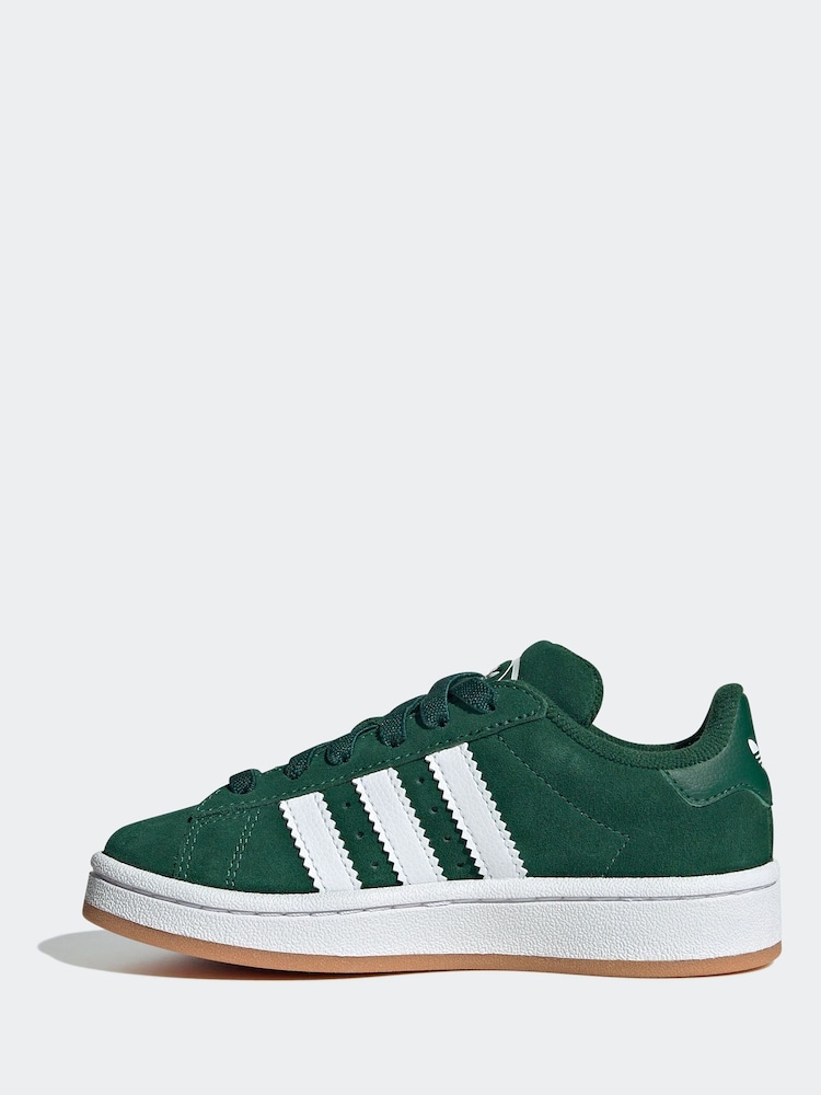 adidas Originals Dark Green Campus 00s Trainers - Image 2 of 9