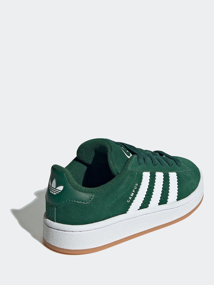 adidas Originals Dark Green Campus 00s Trainers - Image 3 of 9