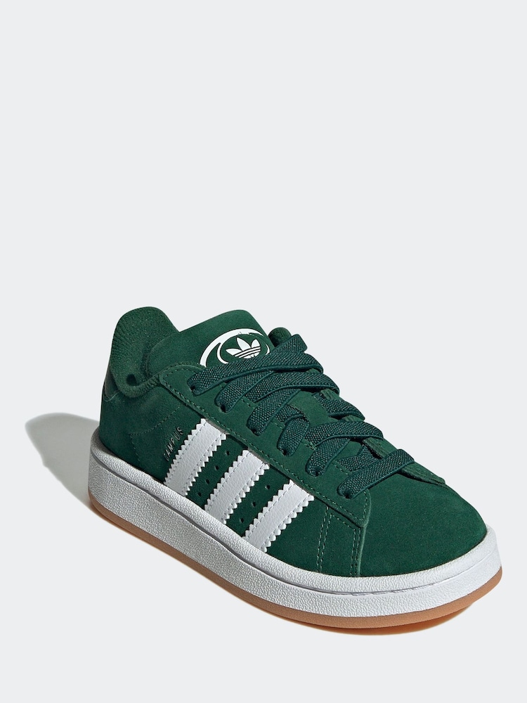 adidas Originals Dark Green Campus 00s Trainers - Image 4 of 9