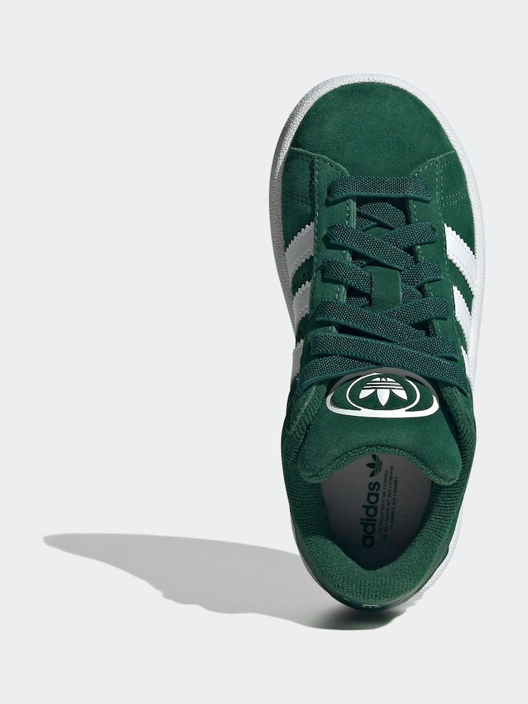 adidas Originals Dark Green Campus 00s Trainers - Image 6 of 9