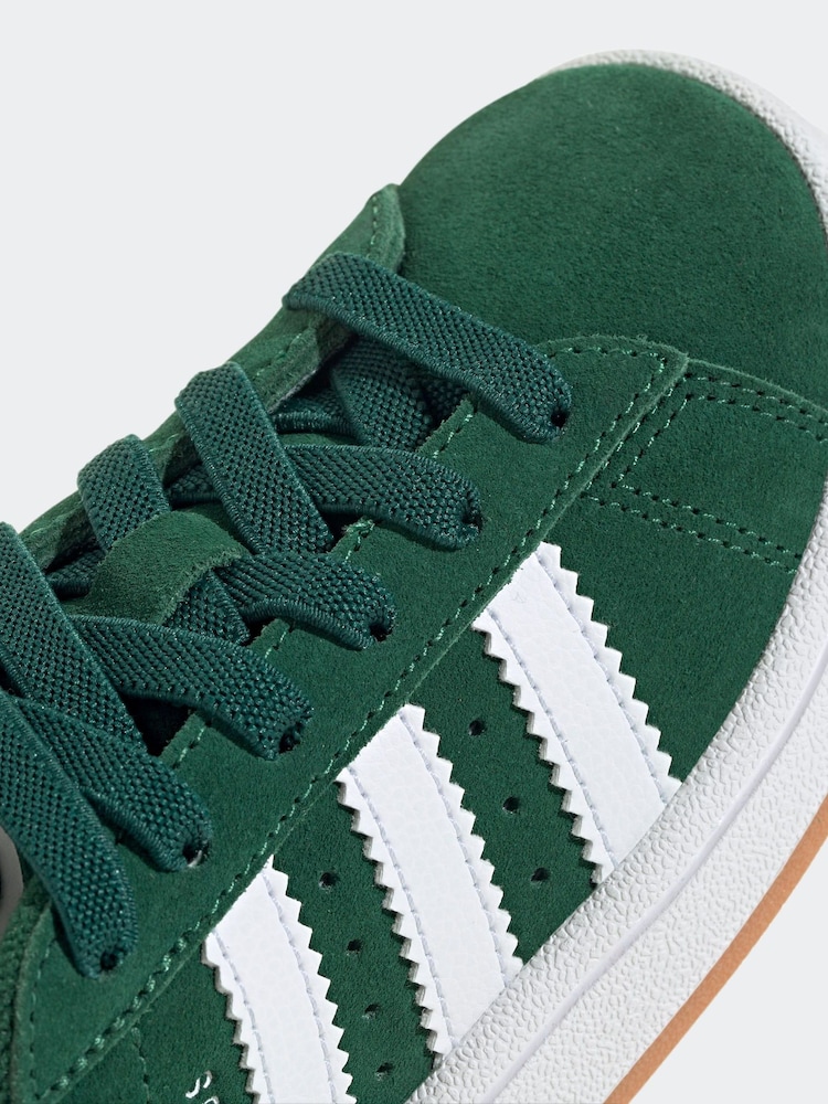 adidas Originals Dark Green Campus 00s Trainers - Image 8 of 9