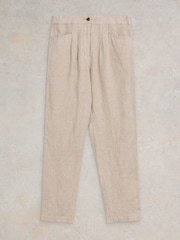 White Stuff Natural Rowena 100% Linen Trousers - Image 5 of 6