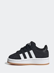 adidas Originals Black Campus 00s Elastic Lace Trainers - Image 2 of 10