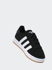 adidas Originals Black Campus 00s Elastic Lace Trainers - Image 3 of 10