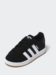 adidas Originals Black Campus 00s Elastic Lace Trainers - Image 4 of 10